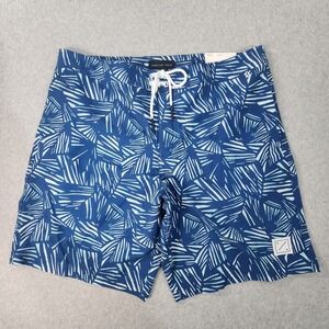 American Eagle Outfitters Boardshorts‎ Mens XL  38x10 Blue Geometric Swim Shorts
